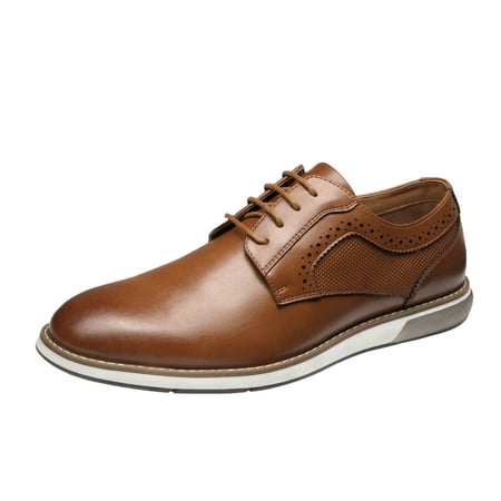 Bruno Marc Men s Plain Toe Oxford Shoes Business Formal Derby Dress Sneakers