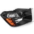 thumbnail image 5 of CCIYU Headlight Assembly 55277409AG 68096438AG Black Housing Amber Reflector Clear Lens Headlamps Replacement Fit For Dodge For Ram 1500 2500 3500 2009-2010,For Ram 1500 2500 3500 2011-2018, 5 of 5