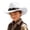 White, variant on PMVFHDE Playful Western Style Cowboy Sun Hat For Little Boys Girls Daily Wear