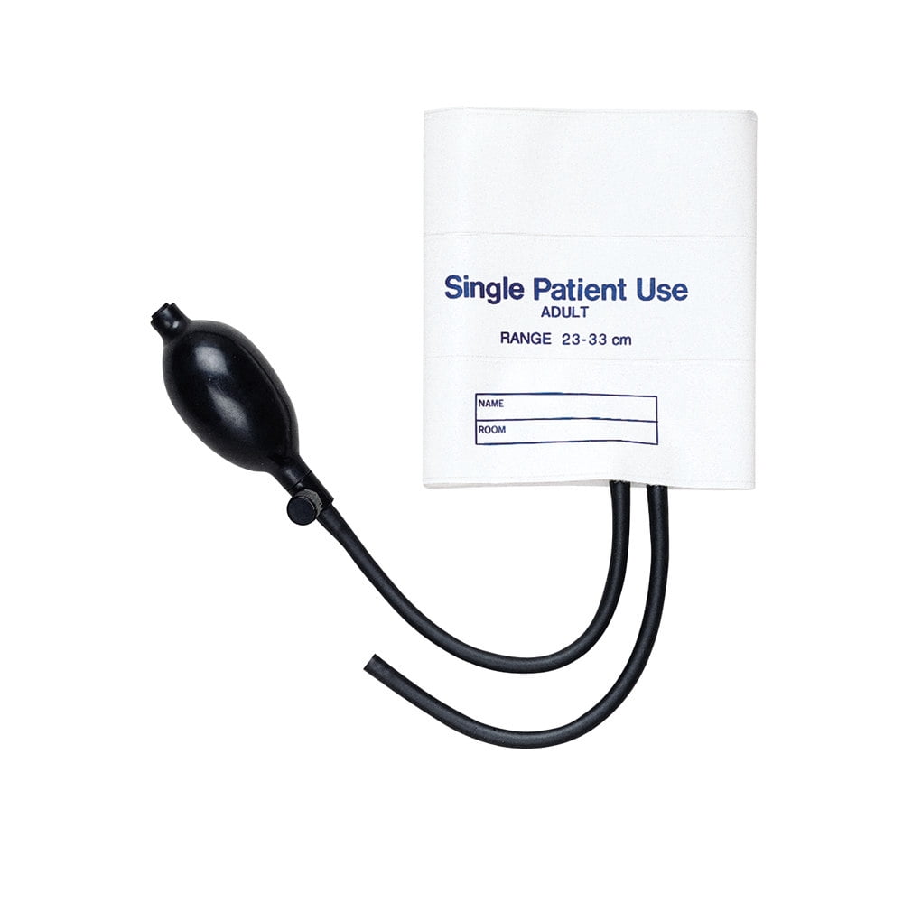 Mabis 06-214-191 Single-Patient Use Two-Tube Inflation System - Adult White - Box of 5