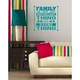 thumbnail image 5 of Everything Home Decor Vinyl Lettering Family Quote Wall Stickers, 23x23-Inch, Teal, 5 of 6