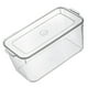 thumbnail image 3 of Refrigerador Caja de conservación fresca Cajón de PET transparente Refrigerador Organizador de almacenamiento de bebidas con tapa, Estilo alto Noticed HA005035-04, 3 of 7