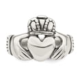 thumbnail image 5 of Sterling Silver Antiqued Claddagh Ring, 5 of 6