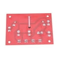 thumbnail image 2 of 2-Pack DIY Adjustable 400W 2-Way Speaker Crossover Boards with 3-Band (Treble/Midrange/Bass) Control, 2-16 Ohm Impedance Compatibility, Red PCB Construction, Full-Range/Mid/Bass Enhancement Options, 2 of 6