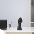 thumbnail image 4 of DOLITY Hand Shape Resin Dry Vase Artificial Flowers Pot Table Decor Home Office S Black, 4 of 9