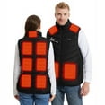 thumbnail image 5 of Penkiiy Heated Vest,Heating Vest Rechargeable,Warming Heated Jacket with 3 Heating Levels Unisex Battery Not Included Heated Vest Black, 5 of 8