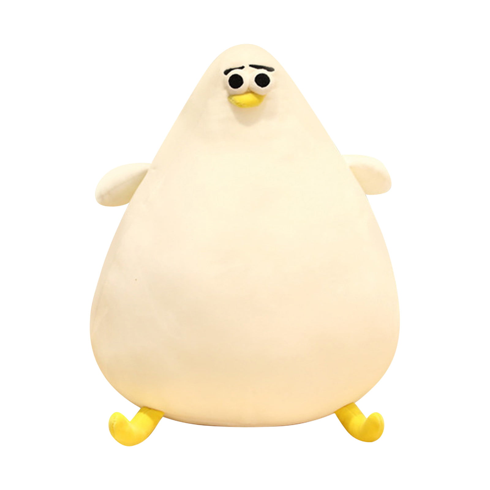 ZaRoing Small Yellow Chicken Figurine Big Fat Chicken Yellow Chick Cute Plush Toy Pillow Home Bedroom