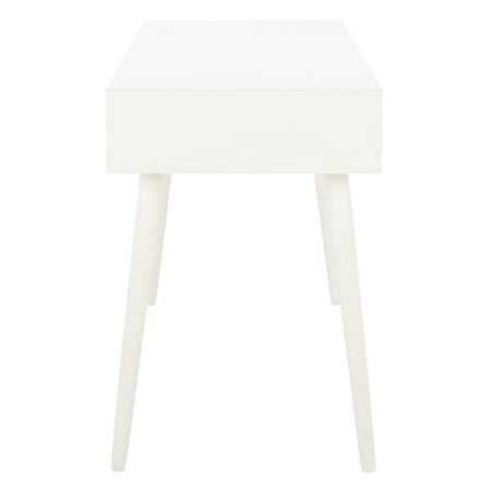 SAFAVIEH Remy Mid-Century 1 Drawer Writing Desk Distressed White