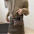 thumbnail image 2 of Nuevo diseño de bolso de mano con estampado de leopardo de otoño 2025, estilo francés, vintage y único, bolso pequeño de hombro y bandolera., 2 of 10