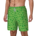 thumbnail image 2 of Balery St Patrick's Day Mens Swim Trunks Swim Shorts for Men Quick Dry Inseam Beach Shorts with Compression Liner Pocket-Medium, 2 of 9