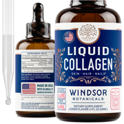 Windsor Botanicals Liquid Collagen & Biotin - Hair, Skin, Nails Blend - 2oz