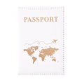 thumbnail image 3 of Funda para pasaporte con ranura para tarjeta de teléfono, de PU, para negocios Blanco, 3 of 9