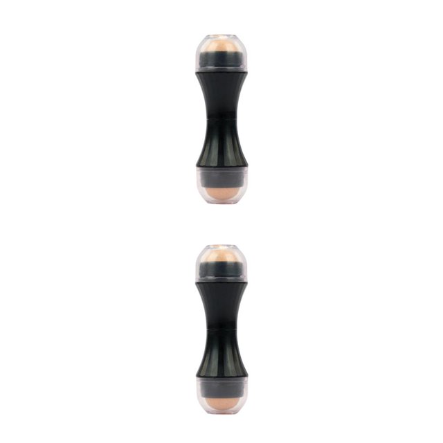 Seitruly Rodillo absorbente de aceite facial para el cuidado de la piel, rodillo de limpieza de cabezales, removedor de absorción reutilizable, negro Negro 2piezas Seitruly CBP285094