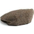 thumbnail image 3 of Hanna Hats Men's Donegal Tweed 100% Wool Vinatge Irish Driving Flat Cap Handcrafted in Ireland, 3 of 6