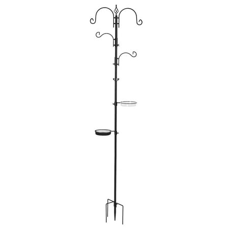 Best Choice Products 91-inch Bird Feeding Station Multi-Feeder Kit with Bird Bath, (Best Bird Feeder For Orioles)
