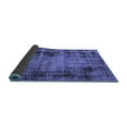 thumbnail image 2 of Ahgly Company Indoor Square Abstract Blue Modern Area Rugs, 4' Square, 2 of 4