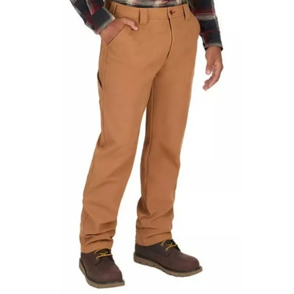 Coleman Men's Fleece Lined Pants 38x32 Toffee