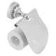thumbnail image 5 of Portarrollos de papel higiénico clásico YONGSHENG para baño con deflector dorado, 5 of 5