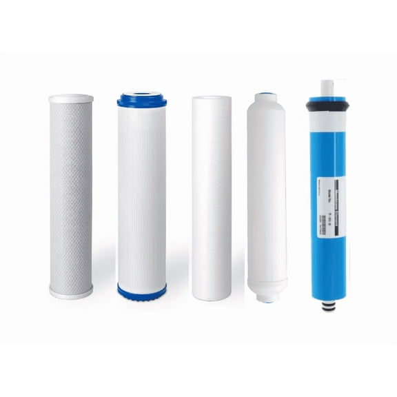 Premier REVERSE OSMOSIS RO REPLACEMENT WATER FILTERS MEMBRANE 50 GPD | 5 STAGE