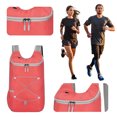 thumbnail image 3 of 12L Mountaineering Backpack Waterproof Ultralight Storage Knapsack Foldable Lightweight Zippers Rucksack Travel Trip Bag (Pink), 3 of 12