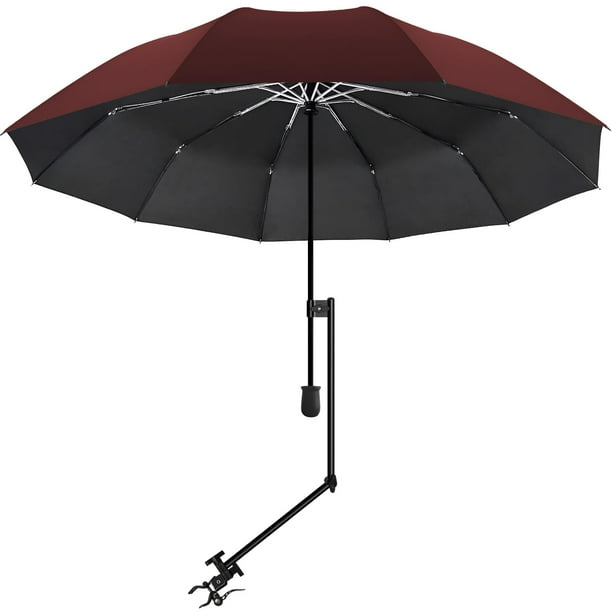 Sombrilla de playa XLINGZA UPF 50+ con protección UV y pinza