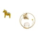 thumbnail image 5 of Figura de escritorio,Estatua de caballo tradicional sueca hecha a mano,Figura creativa del caballo Dalecarliano,Estatua de bola de cristal,Estatuas de bolas de cristal para decoración del, 5 of 8