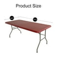 thumbnail image 4 of Cubierta de mesa Aoresac Home Outdoor Band Elastic 120cm * 60cm Mantel impermeable y a prueba de polvo para, 4 of 8