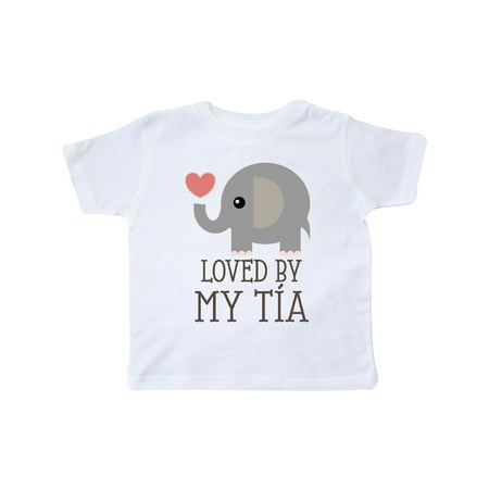 

Inktastic Tia Loves Me Baby Elephant Gift Toddler Boy or Toddler Girl T-Shirt
