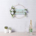 thumbnail image 3 of Cartel de bienvenida Baoblaze Corona guirnalda para puerta dentera Decoración de pared, 3 of 6