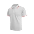 thumbnail image 4 of Men Polo Shirts Short Sleeve with Pocket Sport Wicking Shirts for Men Casual Athletic Collared T-Shirts Big and Tall Size S-5XL White, 4 of 5