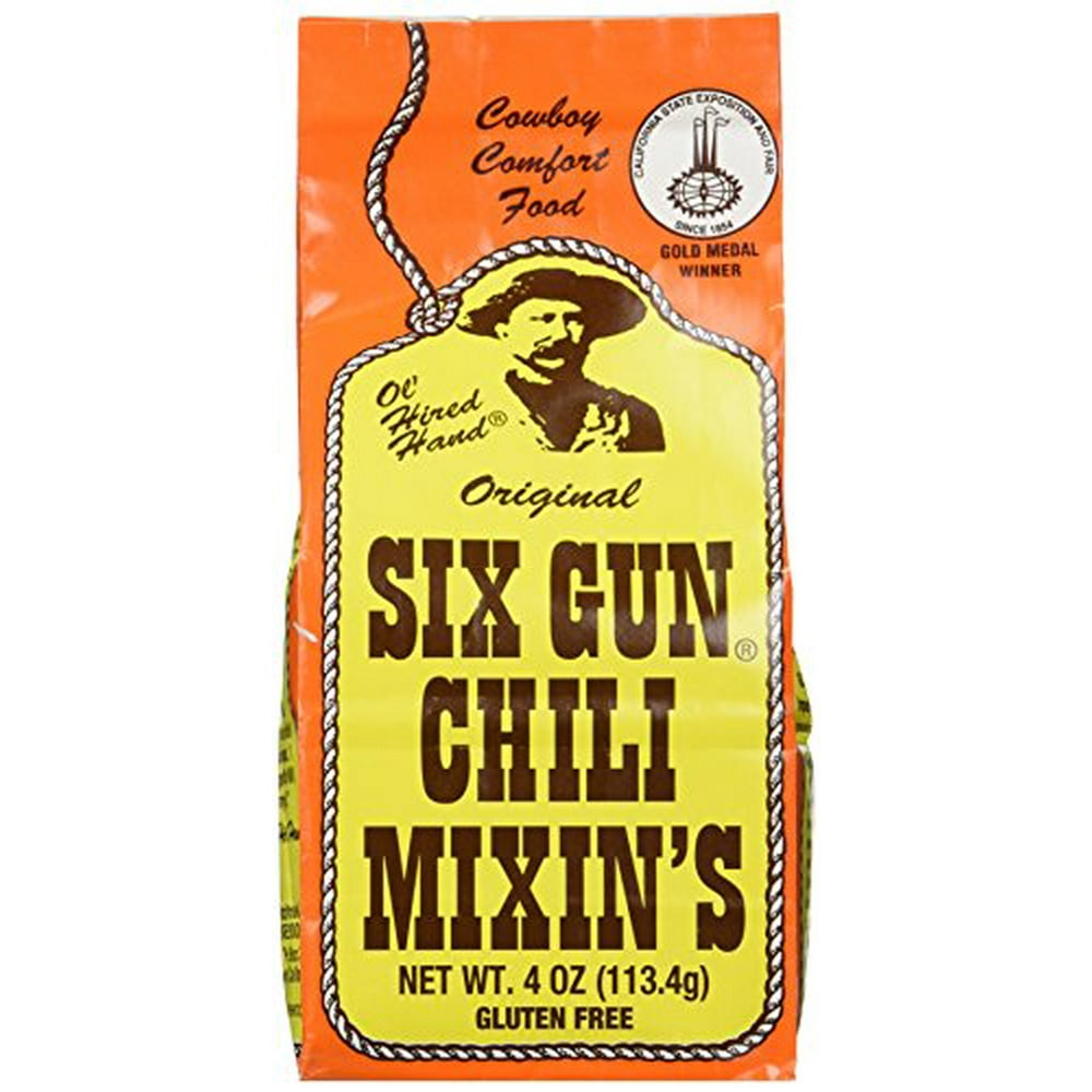Six Gun Chili Mix 4 Oz Pack 6