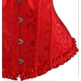 thumbnail image 5 of Women Lace Up Back Sexy Floral Corset For Women Lingerie Bustier Top Plus Size, 5 of 5