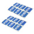 thumbnail image 1 of FOSS 12Pcs/Set Bicycle Tire Patch Quick Drying Bike Tube Repair Pad Tool Inner Parches Road Bike Repairing Tool, 1 of 6