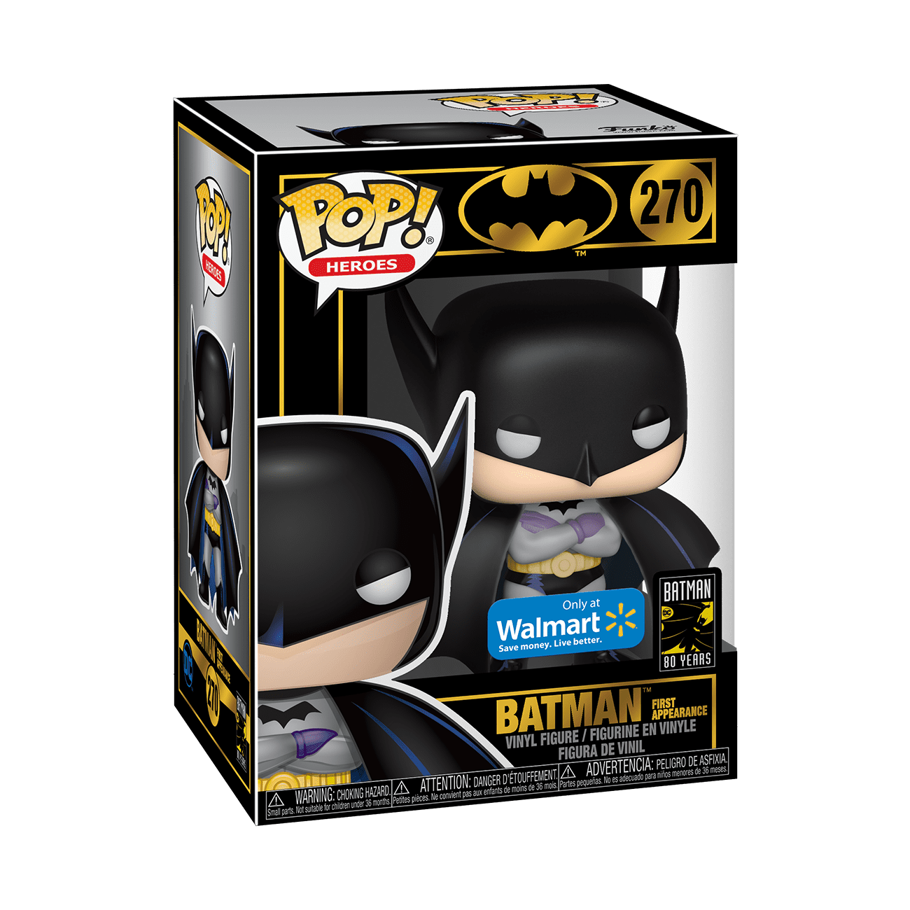 Funko POP & Tee: DC - Batman's 80th Sun Faded - Walmart Exclusive - Walmart .com