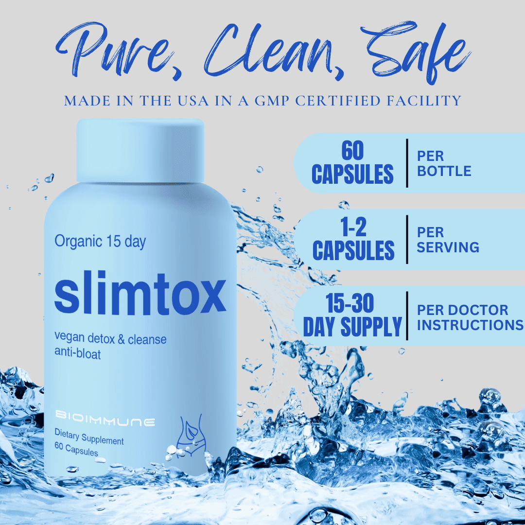 Slimtox 15 Day Detox Cleanse, Colon Health Support, Gut Wellness
