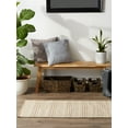 thumbnail image 2 of Design Imports CAMZ12591 2 ft. 6 in. x 6 ft. Hand-Loomed Rug, Stone Dobby Stripe, 2 of 2