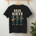 thumbnail image 2 of SEIS Siete 67 Meme Mexican Los Muertos Calaveras – T-Shirt, Hoodie & Sweatshirt – Cultural Celebration – Festive Occasions, 2 of 6