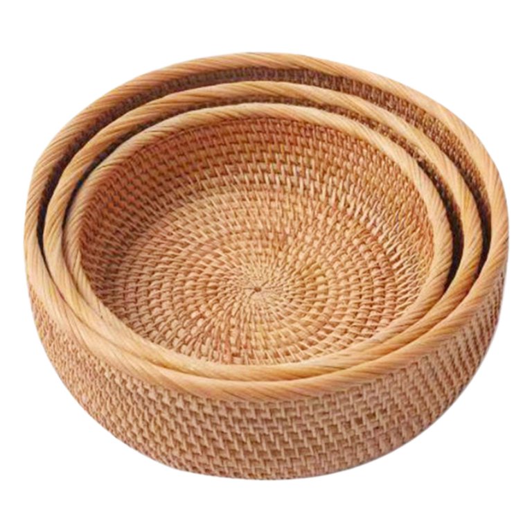 Large Solid Color Easter Bamboo Baskets - 12 Pc.