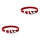 thumbnail image 3 of Sonducket trenzada Brazalete tejido Parejas Aniversario de boda Fiesta de disfraces Unisex Novio Joyería Rojo Type2 NO2, 3 of 6