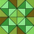 thumbnail image 1 of Ahgly Company Machine Washable Indoor Square Transitional Green Area Rugs, 5' Square, 1 of 7