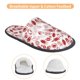 thumbnail image 3 of Balery Red Football Pantuflas de Casa de Felpa Silenciosas con Diseño Estampado, Zapatillas Cómodas Antideslizantes de Algodón para Interior-Large, 3 of 8