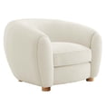 thumbnail image 2 of Modway Abundant Boucle Upholstered Fabric Armchair in Ivory, 2 of 8