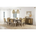 thumbnail image 2 of Matisse 9-piece Rectangular Dining Table Set Light Brown, 2 of 14