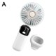 thumbnail image 2 of Ventilador de mano Mini portátil plegable pequeño ventilador pantalla digital carga USB escritorio pequeño ventilador eléctrico transfronterizo, 2 of 2