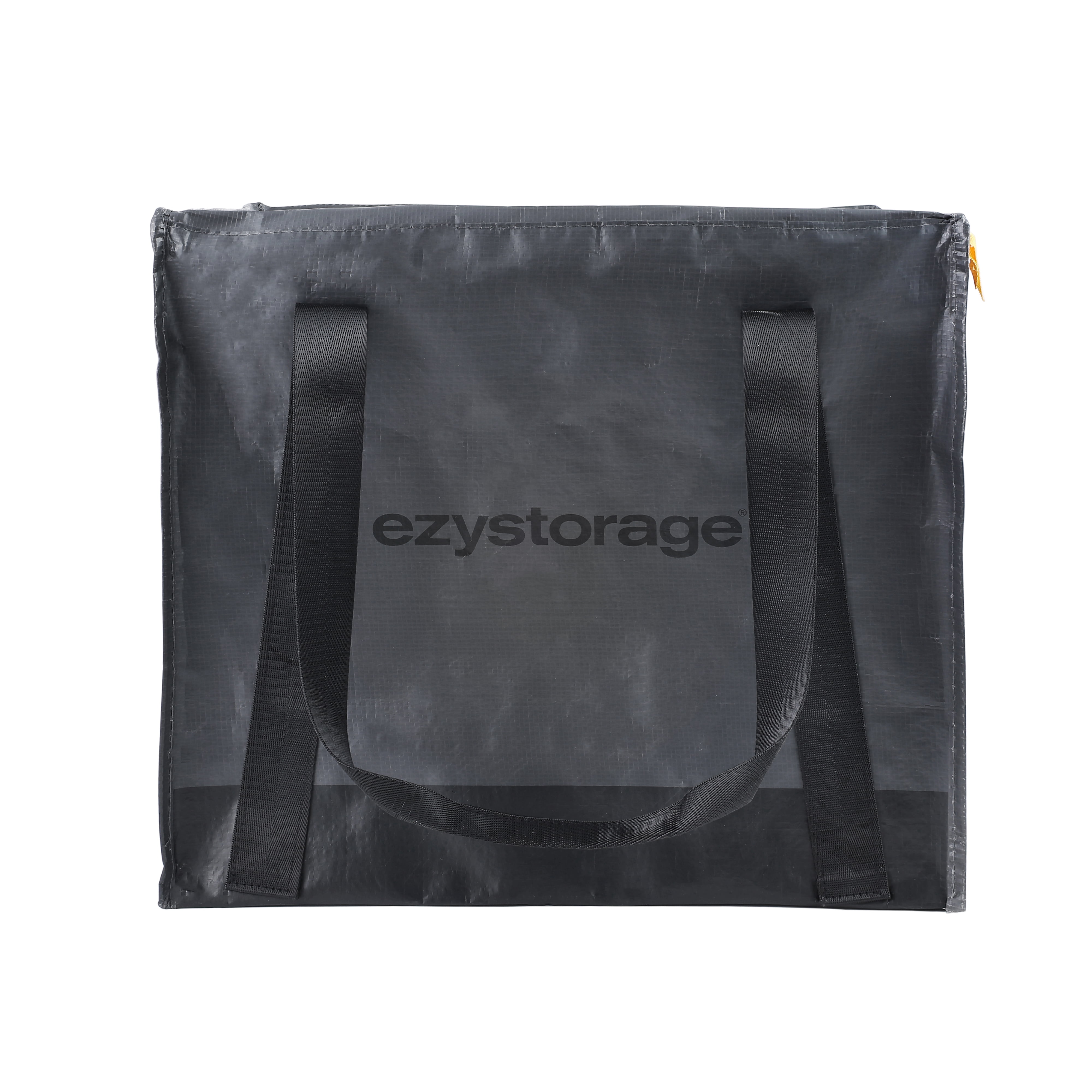 Ezy Storage 15.3 Gallon, Medium, Water-Resistant Heavy-Duty Collapsible Utility Storage Bag with Zipper and Reinforced Handes