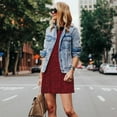 thumbnail image 4 of Fotbe Burgundy Floral Vestido de Verano sin Mangas para Mujer – Vestido Midi Línea A, Estilo Camiseta Floral, Vestido Playero Casual y Fluido, 4 of 7