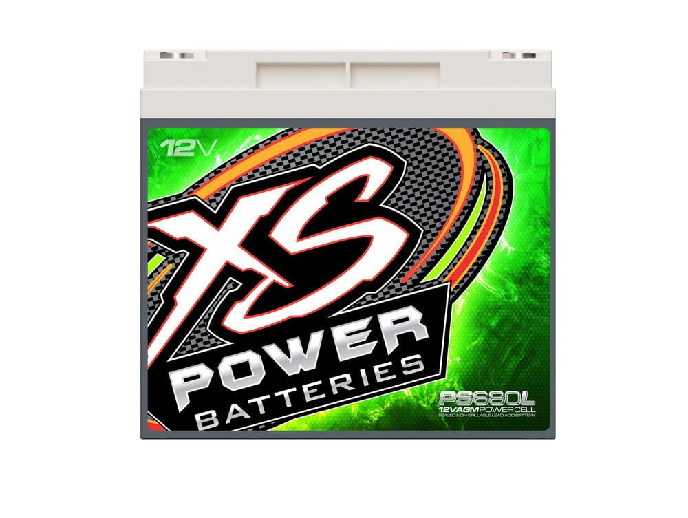 XS Power PS680L 1000 Amp 12V Power Cell 1000W AGM Car Battery CA: 370/Ah: 20