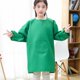thumbnail image 5 of Delantal de manga larga para niños pequeños, impermeable, para pintar, para artistas, color verde, 5 of 5