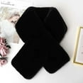 thumbnail image 2 of Womens Scarf Fuzzy Scarves Cold Weather Large Scarves Thick Warm Fluffy Scarves Soft Womens Scarves Black One Size, 2 of 4
