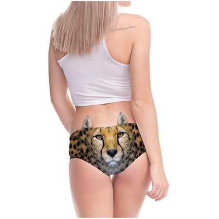 

Panties Clearance Ladies Trendy Cute Funny Animal Ear Pattern Breathable Panties Low Waist Trendy Briefs Yellow One Size